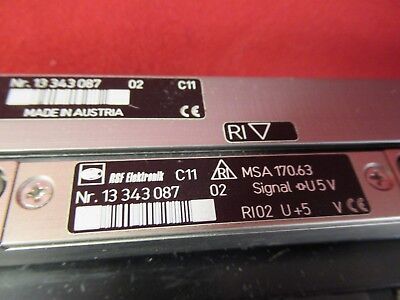 LEICA DMR GERMANY STAGE TABLE ROTABLE for POL OPTICS MICROSCOPE PART &100-22