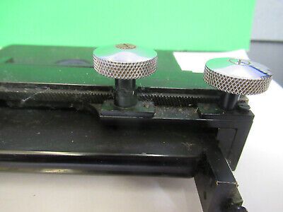 SPENCER AO XY STAGE TABLE VINTAGE MICROSCOPE PART AS PICTURED &3-C-04