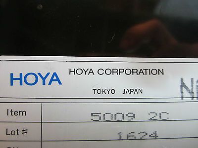 OPTICAL ITO COATED HOYA JAPAN GLASS SHEET INDIUM TIN OXIDE LASER OPTICS BN#13 lg