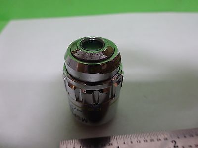 MICROSCOPE PART OBJECTIVE OLYMPUS MSPLAN 10X OPTICS AS IS BIN#72-M-19i