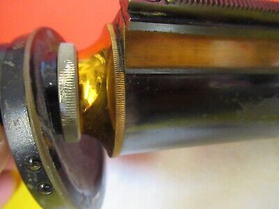 ANTIQUE BRASS SPENCER BUFFALO TUBUS NOSEPIECE MICROSCOPE PART AS PIC &FT-6-151