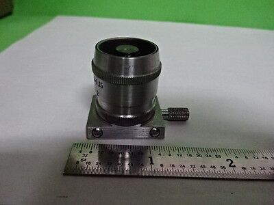 REICHERT AUSTRIA MICROSCOPE OPTICAL PART OBJECTIVE EPI 2 OPTICS AS IS BIN#AE-03