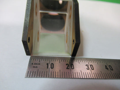 ao spencer glass brass mounted prism  MICROSCOPE PART AS PICTURED &R2-A-15