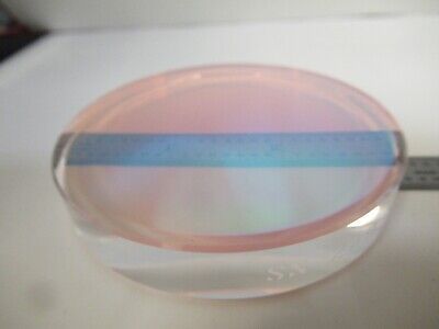 OPTICAL FLAT COATED 3" DIAMETER FUSED SILICA ZYGO OPTICS AS PICTURED &16-A-12