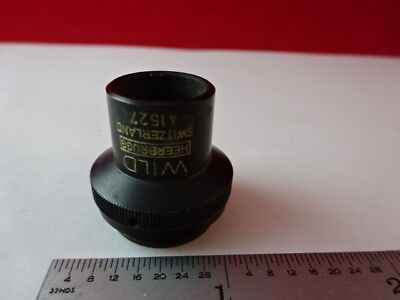 WILD HEERBRUGG SWISS OBJECTIVE 4X MICROSCOPE OPTICS PART AS IS #88-94