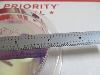 OPTICAL FLAT COATED BEAM SPLITTER FUSED SILICA 1/20 WAVE OPTICS AS PIC &12-A-109