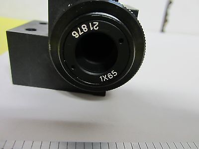 MICROSCOPE PART BEAM EXPANDER 21876 1X65 OPTICS AS IS BIN#H6-25