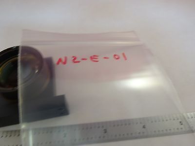 MICROSCOPE PART MOUNTED ZEISS GERMANY LENS OPTICS BIN#N2-E-01