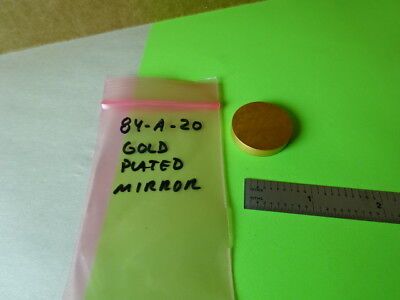 OPTICAL GOLD PLATED ROUND MIRROR OPTICS #84-A-20