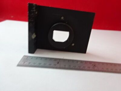 ZEISS GERMANY PHOTO SQUARE  MOUNTED LENS IN35 MICROSCOPE PART AS IS #Q3-A-55