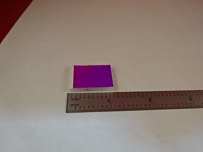 COATED DICHROIC MIRROR PLATE OPTICAL LASER OPTICS AS IS &81-A-51