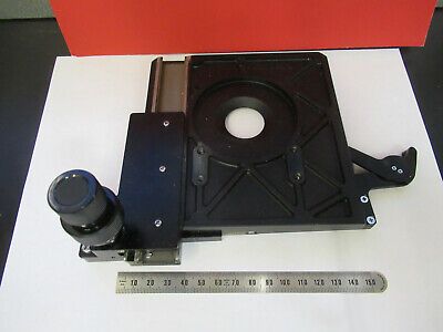 SUPERB BAUSCH LOMB XY STAGE TABLE PERFECT MICROSCOPE PART AS PICTURED &8Z-A-65