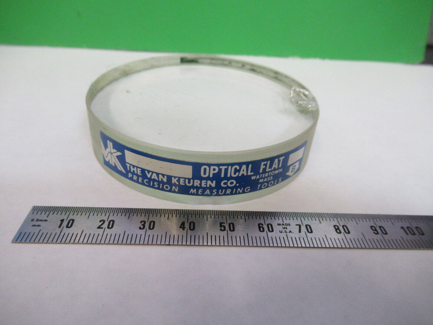 FOR PARTS OR REPAIR OPTICAL FLAT SUBSTRATE FUSED SILICA PICTURED G3-FT-94