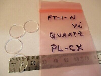 LOT 4 EA OPTICAL PL-CX QUARTZ LENS UV ULTRAVIOLET PRO OPTICS AS PICTURED #FT-1-N