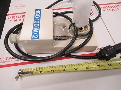 CARL ZEISS GERMANY 448016 HBO 100W/2 LAMP MICROSCOPE PART AS PICTURED &5K-A-30