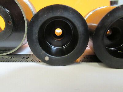 VICKERS UK ENGLAND SET of KNOBS STAGE MICROSCOPE PART AS PICTURED P3-A-36