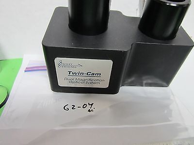 SIGHT SYSTEMS MACHINE VISION TWIN CAM OPTICAL NICE OPTICS AS IS BIN#G2-04