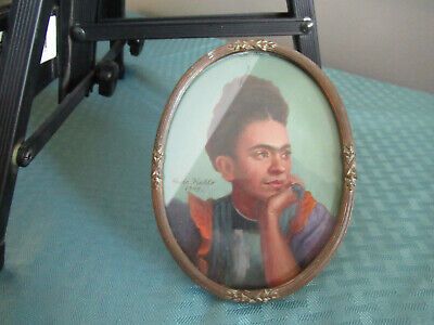 FRIDA KAHLO STYLE MINI PAINTING WITHOUT PROVENANCE OR AUTHENTICATION AS PICTURED