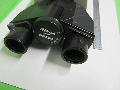 MICROSCOPE PART NIKON BINOCULAR HEAD OPTICS AS IS BIN#64-13