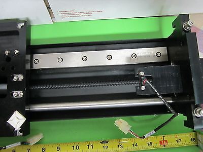 OPTICAL LASER  LINEAR STAGE POSITIONING WITH MOTOR OPTICS AS IS BIN#A6