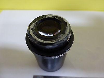 OPTICAL MICROSCOPE EYEPIECE OCULAR WILD SWISS 20X/13 OPTICS AS IS BIN#4V-FL-17