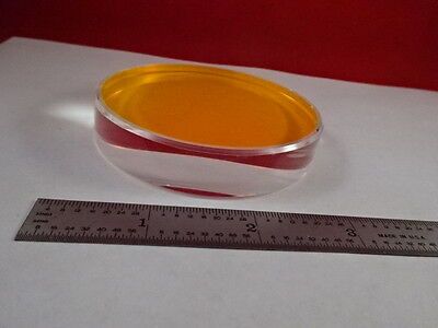 FLAT FUSED SILICA 3" dia DICHROIC OPTICAL MIL SPEC OPTICS AS PICTURED &C5-E-97