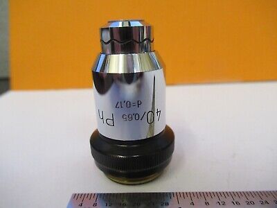 WILD HEERBRUGG SWISS PHASE PH 40X OBJECTIVE MICROSCOPE PART AS PICTURED #G1-A-40