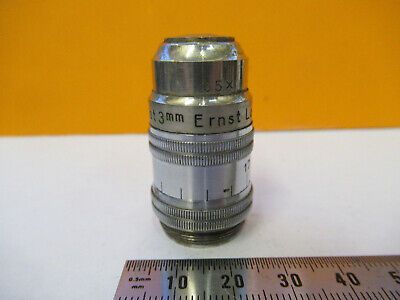 ANTIQUE ERNST LEITZ 3mm APO OBJECTIVE MICROSCOPE PART AS PICTURED P9-A-61