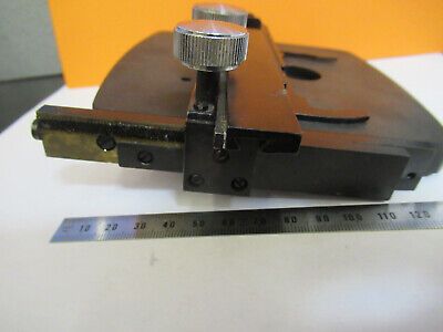 ANTIQUE SPENCER XY STAGE TABLE MICROSCOPE PART AS PICTURED &P5-A-78