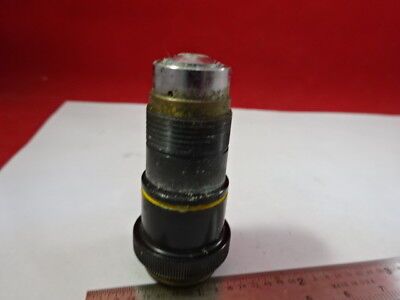 FOR PARTS OBJECTIVE OPTICS MICROSCOPE VINTAGE PART AS IS &92-16