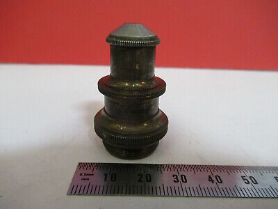 ANTIQUE BAUSCH LOMB "1/6" OBJECTIVE LENS MICROSCOPE PART AS PICTURED #aB7-A-14