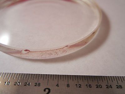 OPTICAL CONVEX LENS [some chips on edge] LASER OPTICS BIN#1-119-B