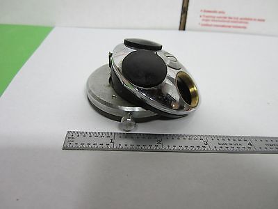 MICROSCOPE PART VINTAGE LEITZ GERMANY NOSEPIECE AS IS BIN#N9-14