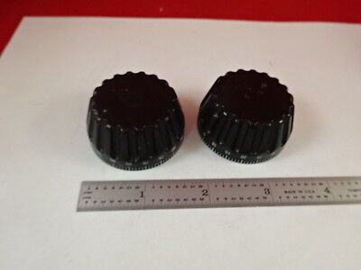 MICROSCOPE PART LEICA DMRB GERMANY PLASTIC KNOBS AS IS B#U1-C-03