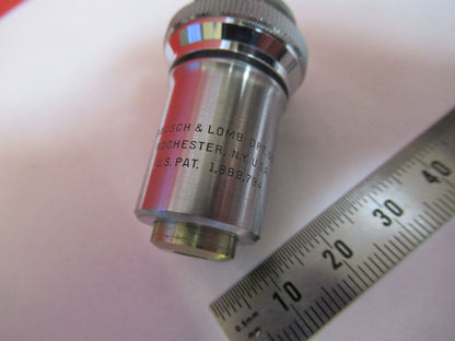 BAUSCH LOMB 43X LENS MICROSCOPE PART OBJECTIVE OPTICS AS PIC #S6-A-44