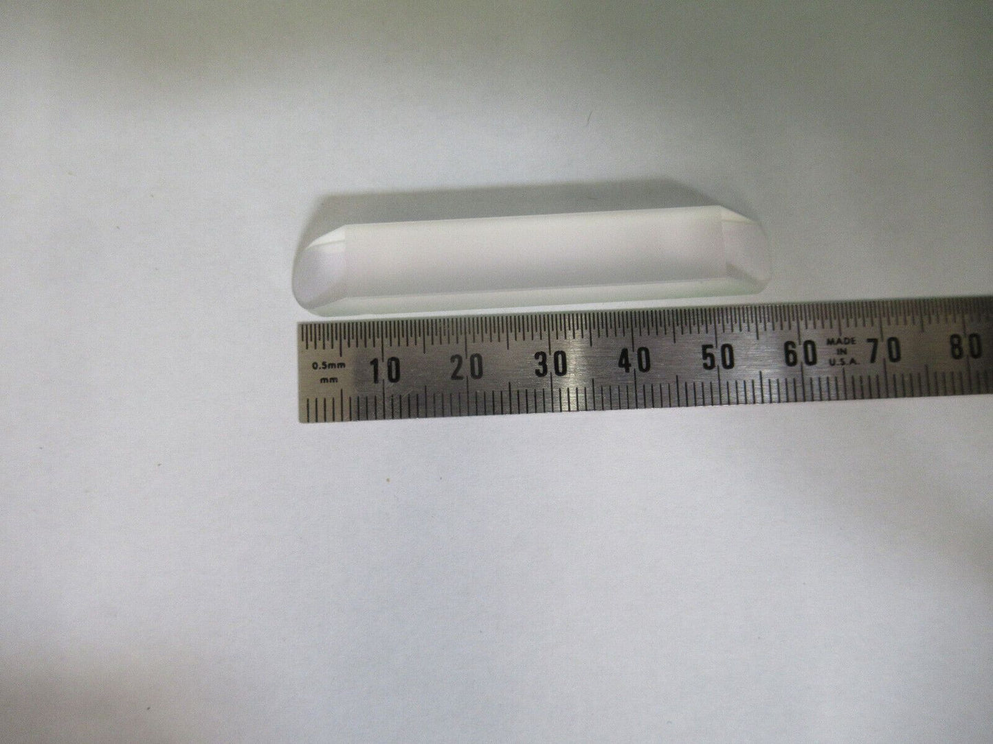 OPTICAL RECTANGULAR GLASS PRISM MIL SPEC OPTICS AS PICTURED Z5-C-31