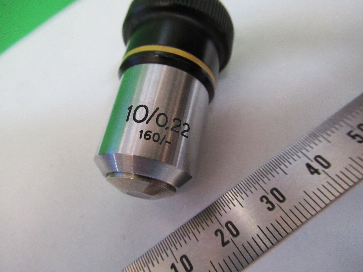 CARL ZEISS 10X /160 OBJECTIVE LENS OPTICS  MICROSCOPE PART AS PICTURED &Z7-A-55