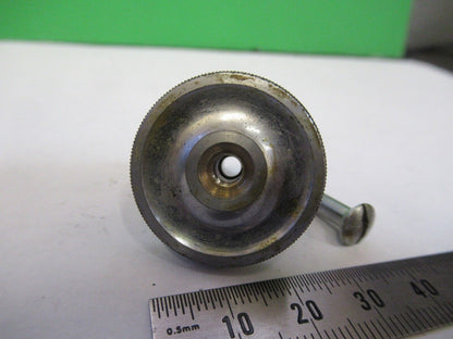 ERNST LEITZ GERMANY BRASS KNOB ANTIQUE MICROSCOPE PART as pic H3-B-21