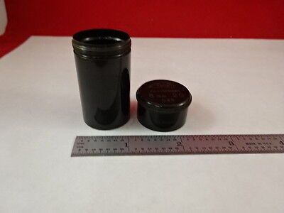 EMPTY ANTIQUE MICROSCOPE OBJECTIVE CONTAINER CARL ZEISS APOCHROMAT AS IS N5-A-30