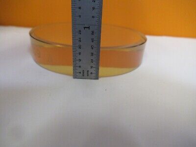 OPTICAL FLAT COATED 3" DIAMETER ZERODUR LASER OPTICS AS PICTURED &16-A-06