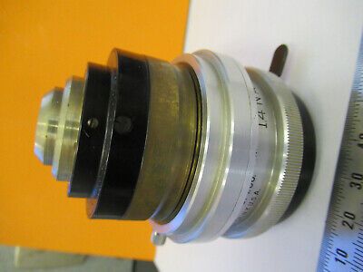 ANTIQUE BAUSCH LOMB LARGE CONDENSER IRIS MICROSCOPE PART AS PICTURED &H1-B-52