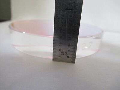 OPTICAL FLAT COATED 532nm FUSED SILICA 1/10 WAVE ZYGO OPTICS AS PICTURED Q6-A-90