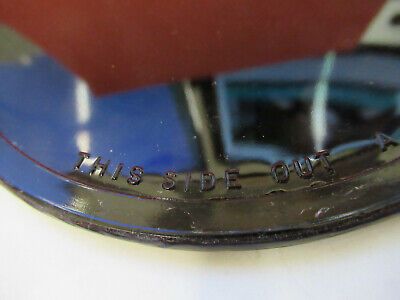 OPTICAL HUGE OPAQUE PLATE PLATE OPTICS AS PICTURED &A7-B-26