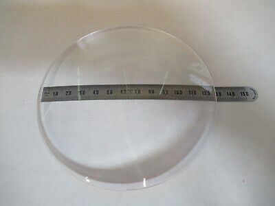 OPTICAL LARGE PLASTIC LENS BI CONVEX OPTICS AS PICTURED P1-A-21