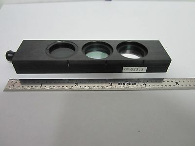 MICROSCOPE INTERFEROMETER WYKO VEECO PART SLIDE FILTER  OPTICS BIN#F2-11