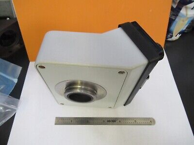 LEITZ GERMANY TRINOCULAR HEAD MICROSCOPE PART OPTICS AS PICTURED &85-B-36