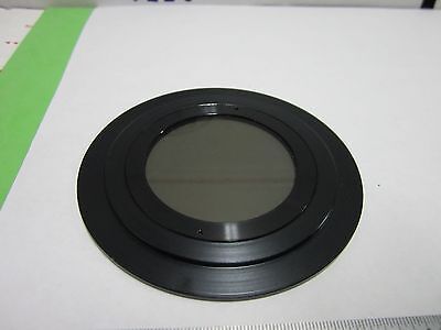 OPTICAL MICROSCOPE PART LARGE POLARIZER OPTICS BIN#Q9-28