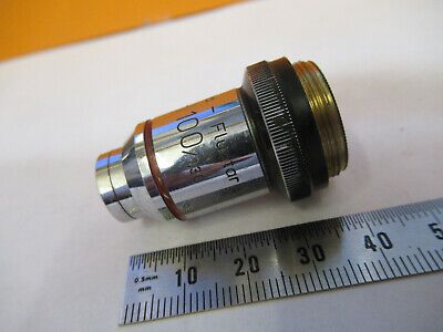 WILD HEERBRUGG SWISS FLUOTAR 100X OBJECTIVE MICROSCOPE PART AS PICTURED &W3-B-21