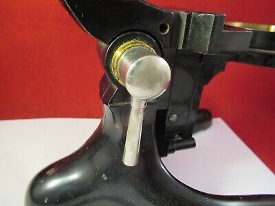 ANTIQUE ERNST LEITZ GERMANY LIMB FRAME MICROSCOPE PART AS PICTURED &TC-3