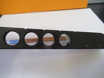 ZEISS AXIOTRON GERMANY LONG SLIDE FILTER MICROSCOPE PART AS PICTURED &19-B-02